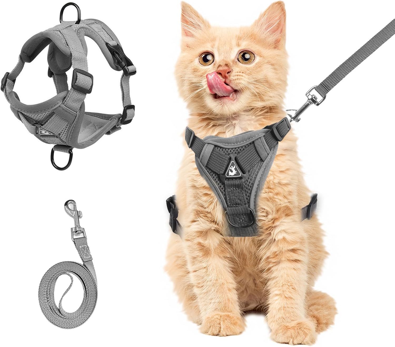 Adjustable Cat Harness and Leash Set