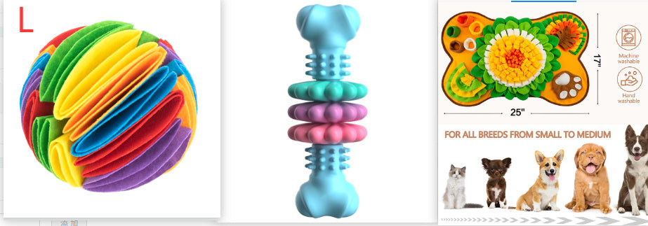 Indestructible TPR Dog Chew Toy