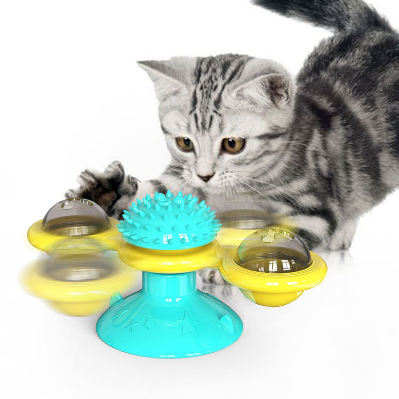 Cat Rotating Windmill Toy