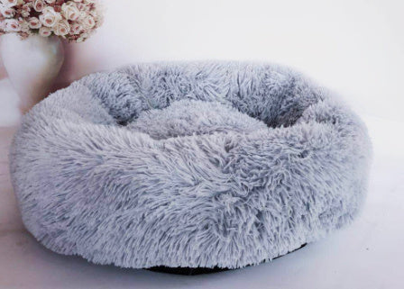 Plush Donut Pet Bed
