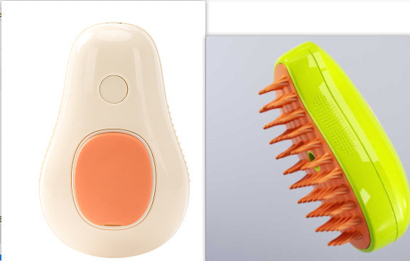 Steamy Pet Grooming Brush – 3-in-1