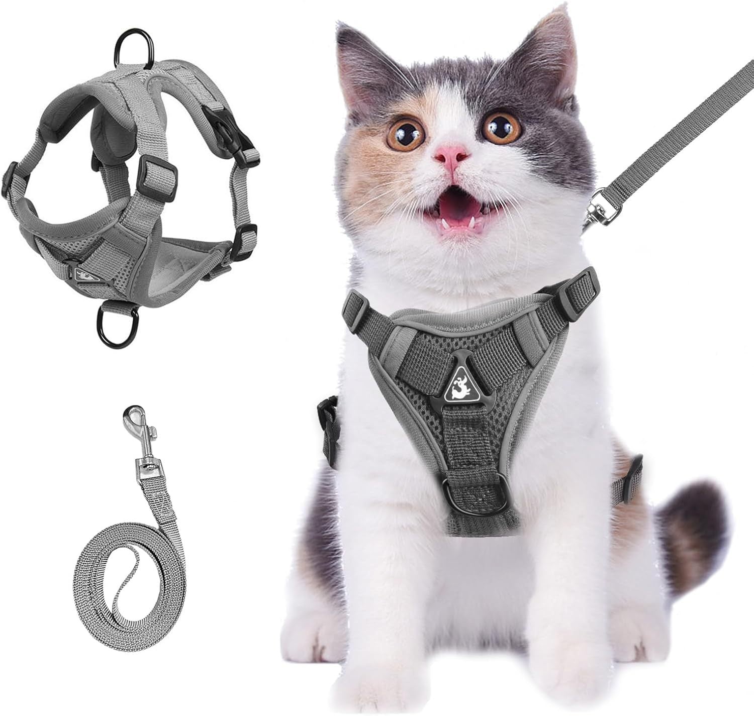 Adjustable Cat Harness and Leash Set