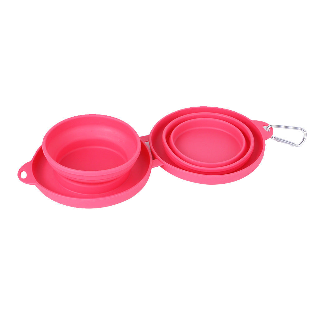 Collapsible Double Pet Bowl