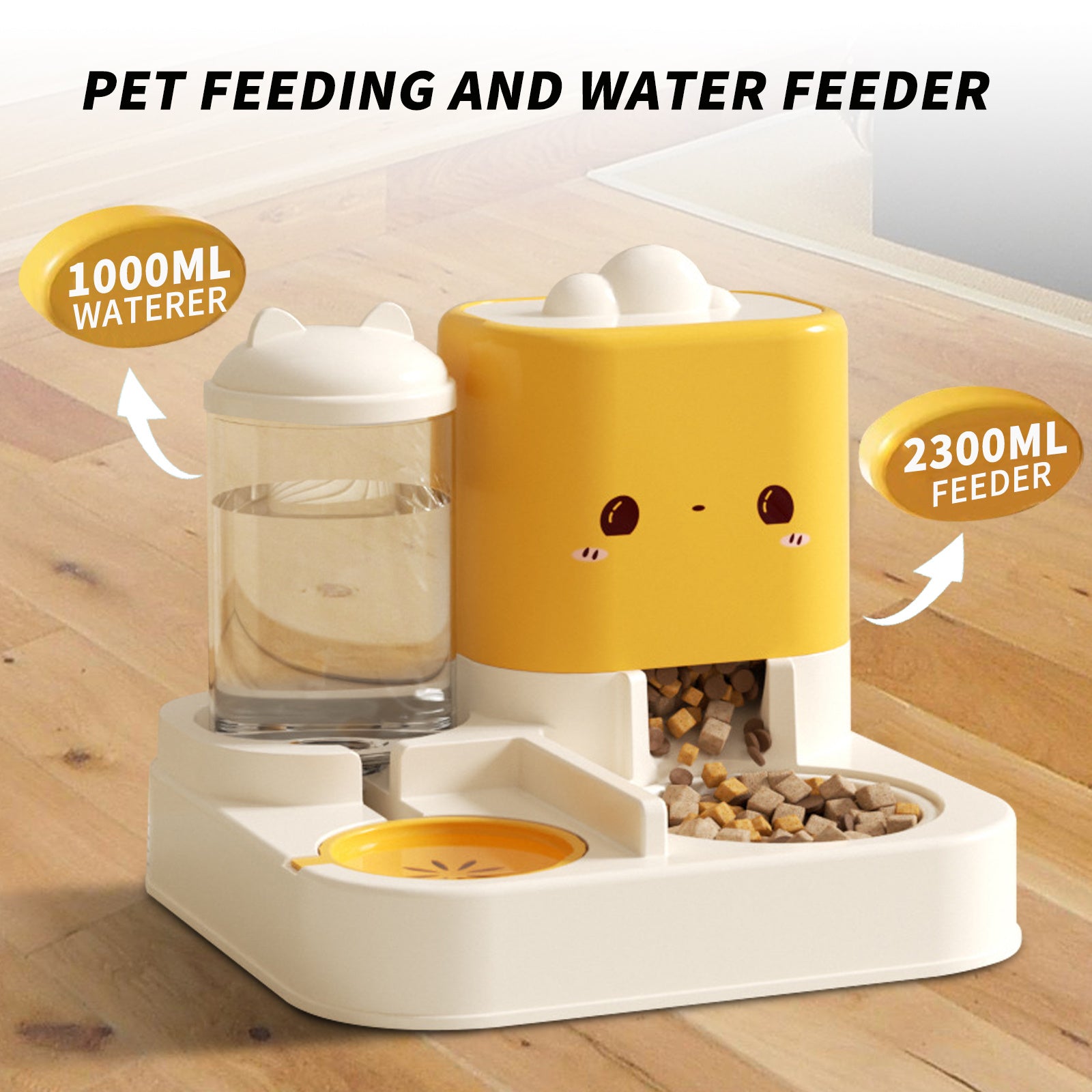 Cartoon Cloud Cat Feeding Bowl