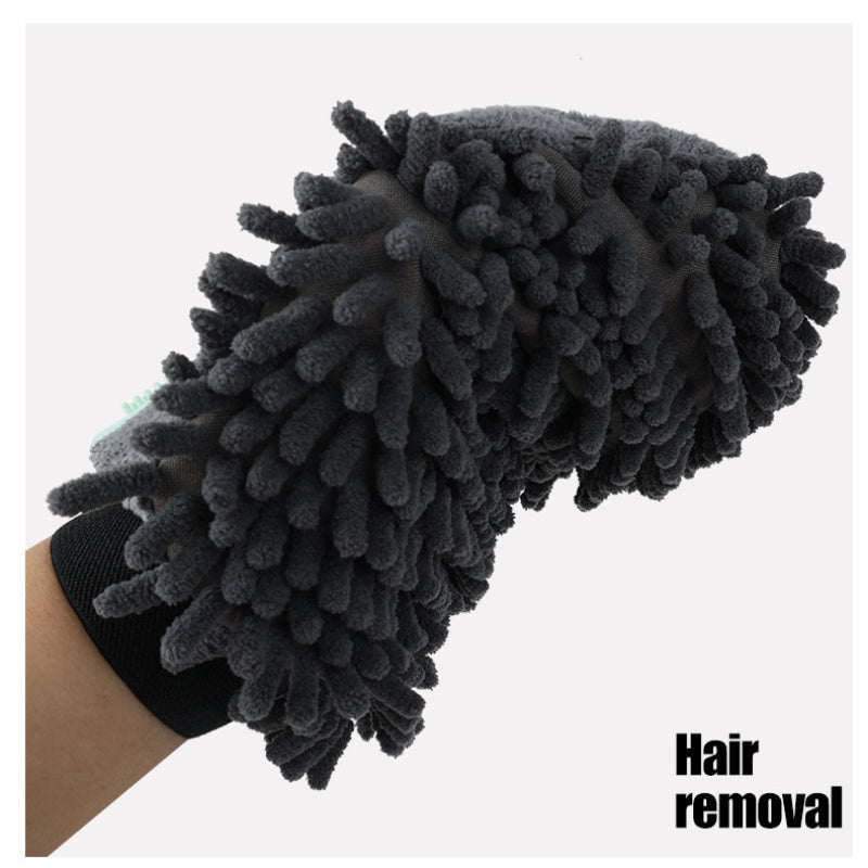 2-in-1 Pet Bathing & Grooming Glove